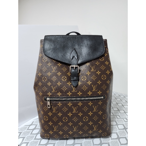 Louis Vuitton Handbags - Louis Vuitton Monogram Macassar Palk Backpack Brown/Black